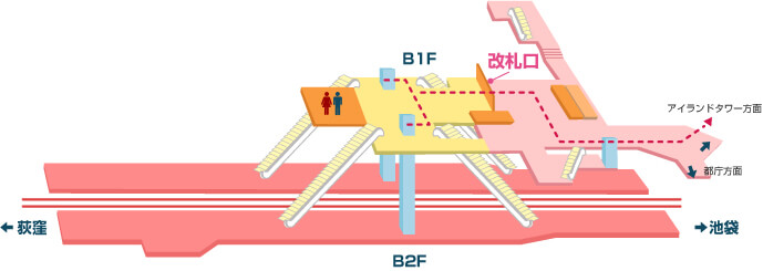 丸の内線「西新宿駅」