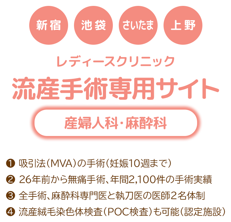 レディースクリニック 流産手術専用サイト