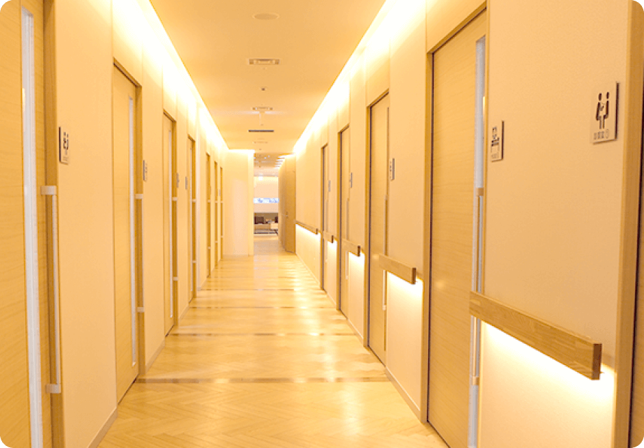 Shinjuku Ladies Clinic Corridor in front of the examination room